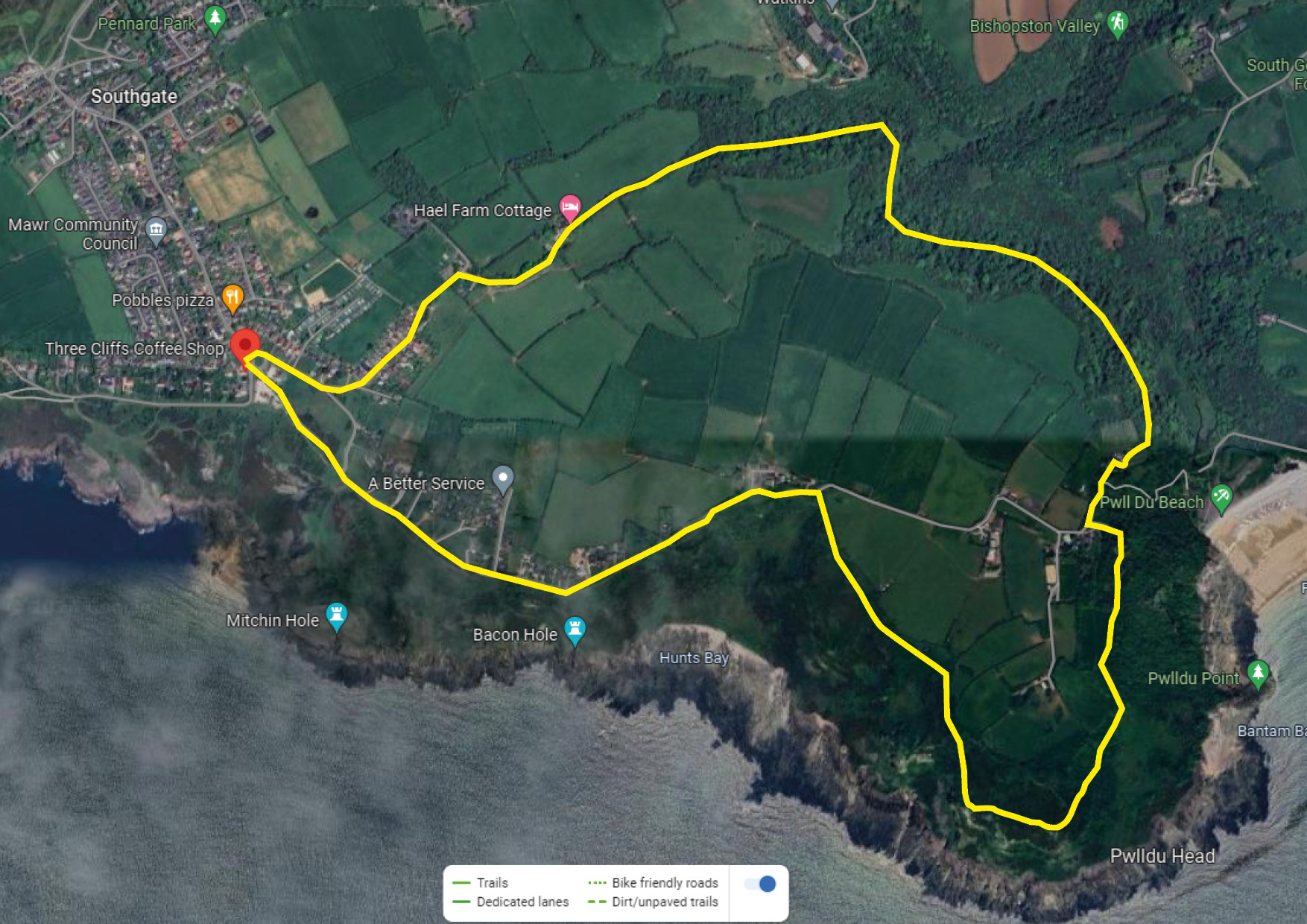Southgate to Graves End Circular Walk